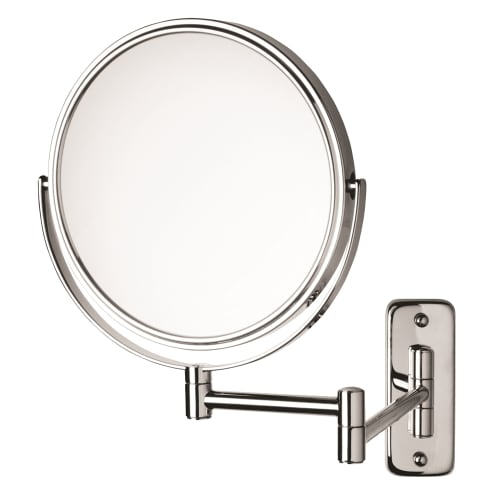 Jerdon® Mirror, Regular/8x Magnification, Wall Mount, Chrome Finish